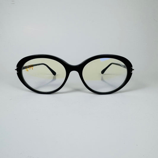 TOM FORD TF 5675-B 001 Eyeglasses Shiny Black Frame 54mm